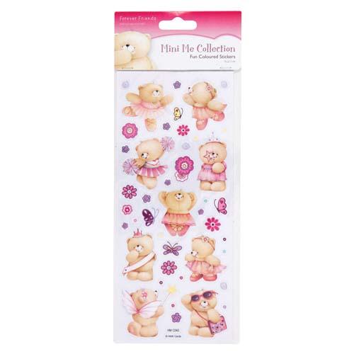 Dancing Bear Forever Friends Coloured Stickers